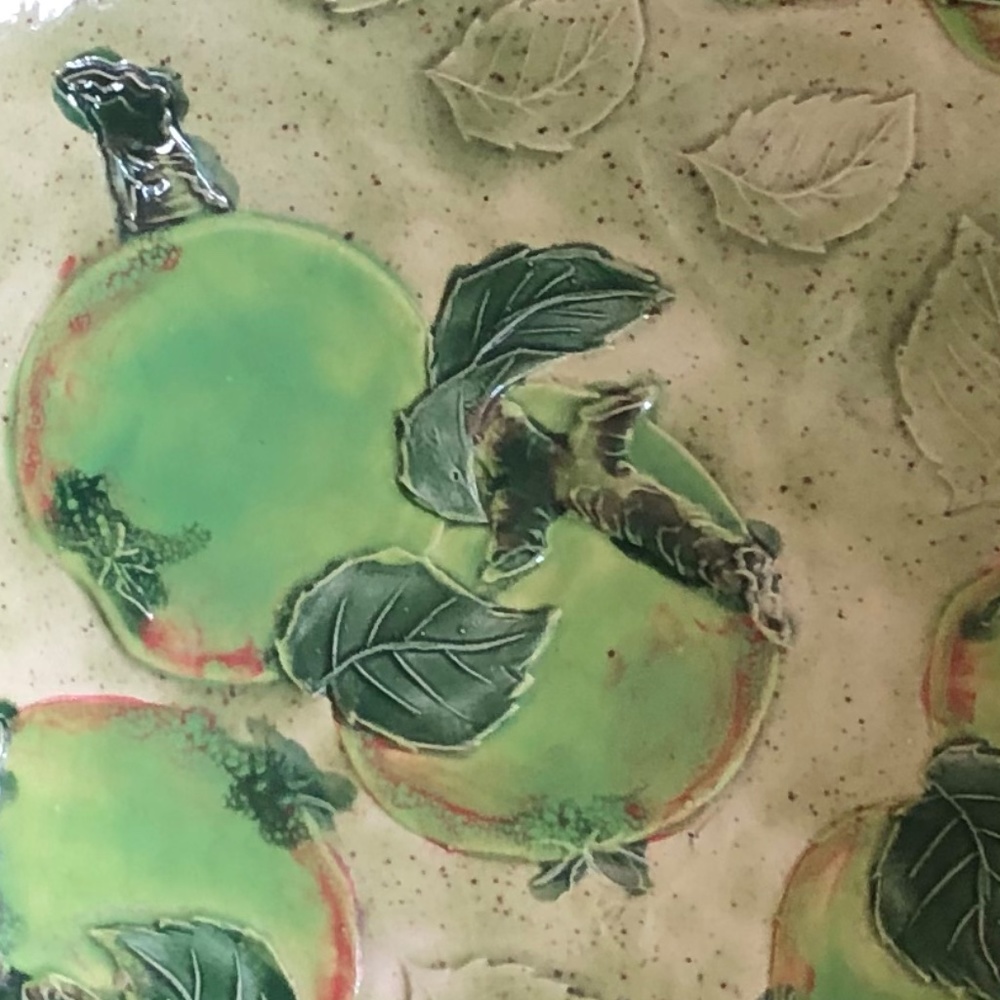 English, Signed, Artisan Ceramic Serving Bowl